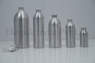Dome shape Aluminium Bottles